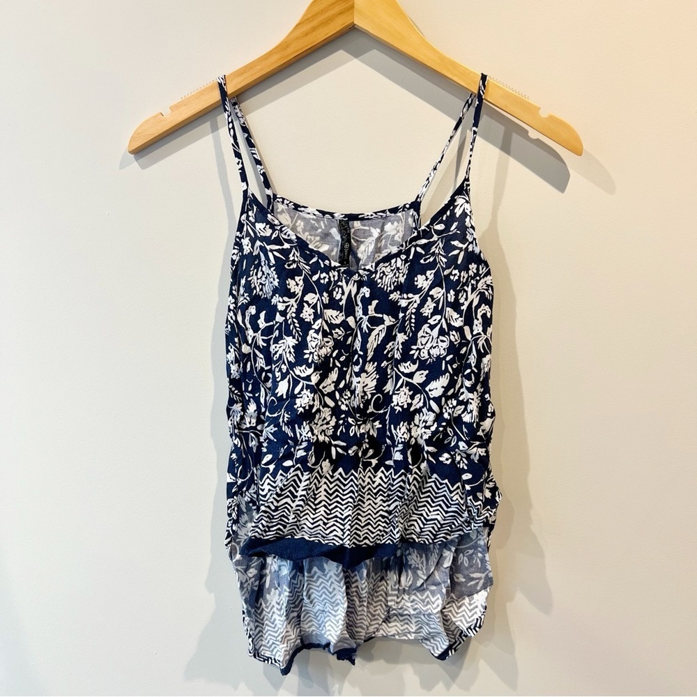 Bjewel Floral & Chevron Tank Top